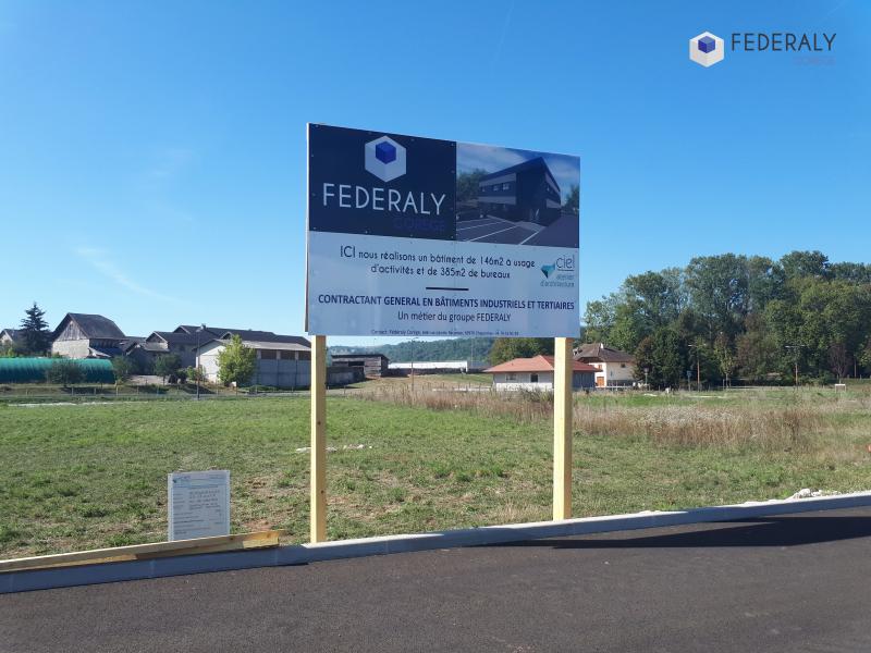 Federaly | Nouveau chantier : ‟EC International‟ à Rumilly (74)